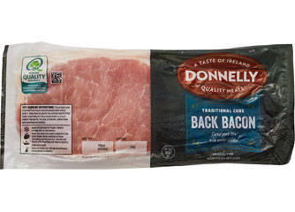 Traditional Cure Irish Back Bacon 454g (16oz)
