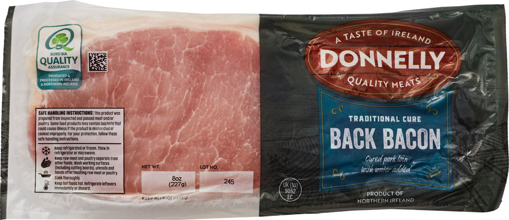 Irish Back Bacon 227g (8oz)