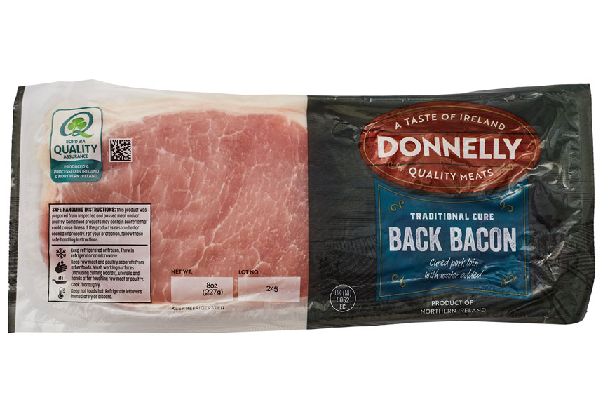 Traditional Cure Irish Back Bacon 227g (8oz)